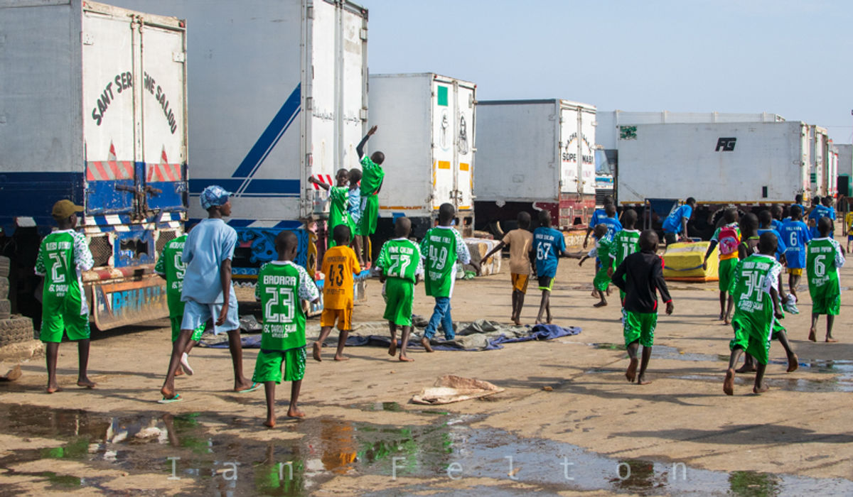 The trucks used to take fish for exporting