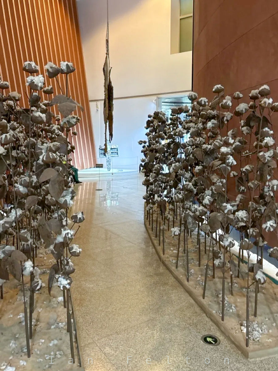 Centerpiece of the slavery history section
