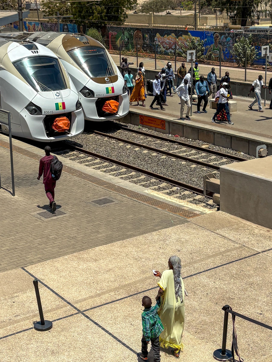 The train station by the Port of Dakar