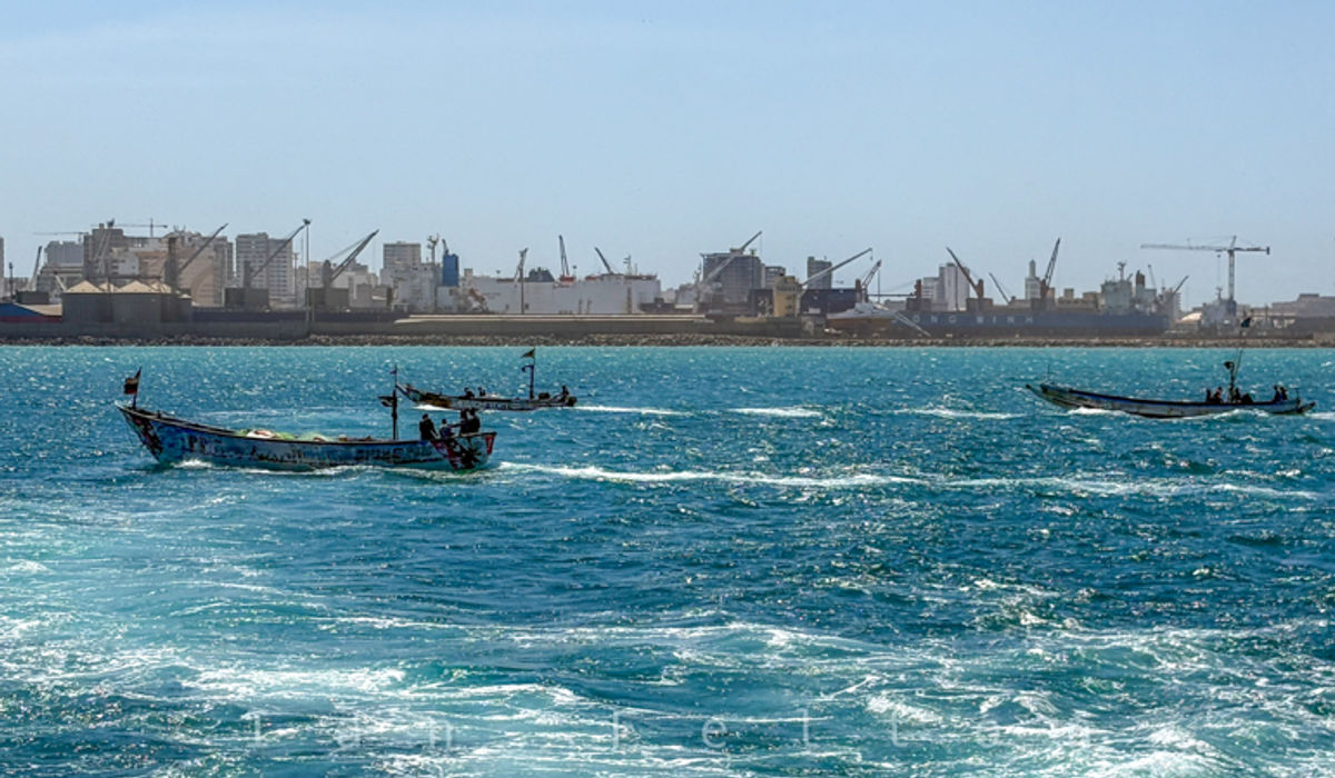 Small fishing boats on the water